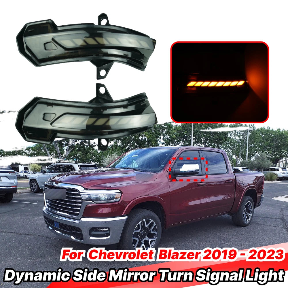 3in1 LED Sequential Side Mirror Turn Signal Light for Chevrolet Blazer (2019–2023)