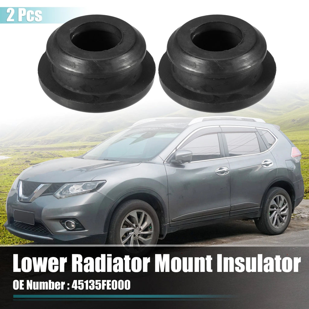 2X Radiator Assembly Lower Mount Cushion Rubber Bush for Subaru Forester (2014–2018)