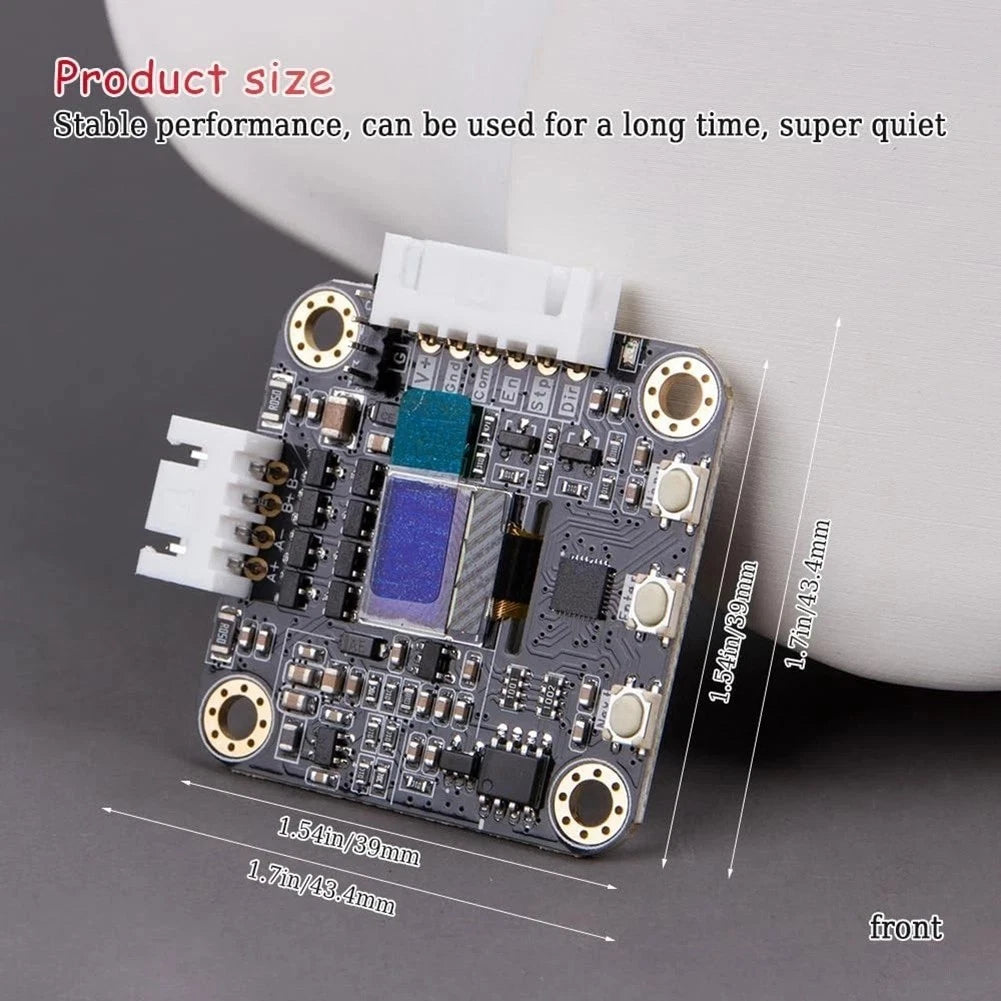 NEMA17 Stepper Motor Driver with Power-On Self-Test Error Detection