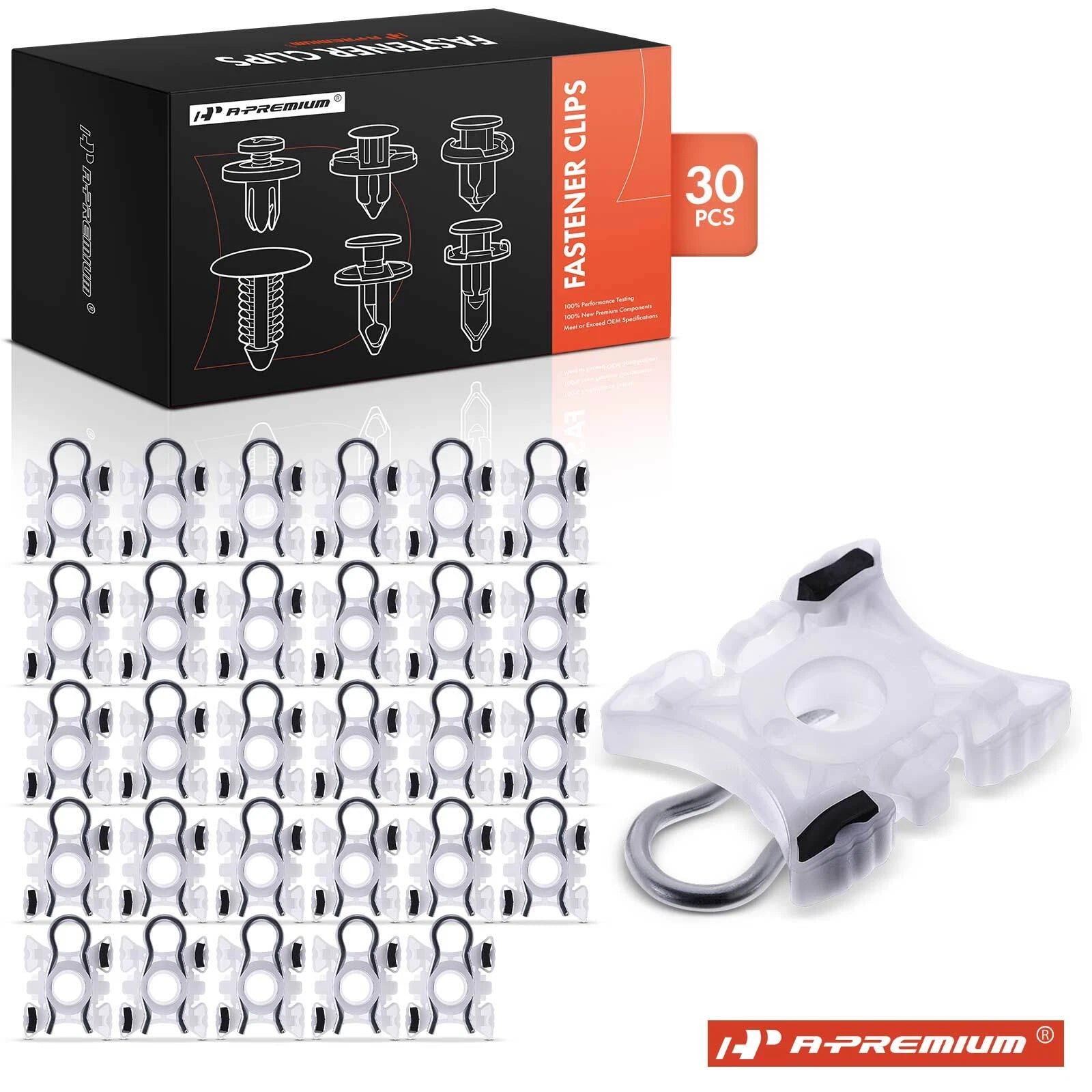 30x Window Regulator Retainer Clips for BMW E32 (1989–1994)