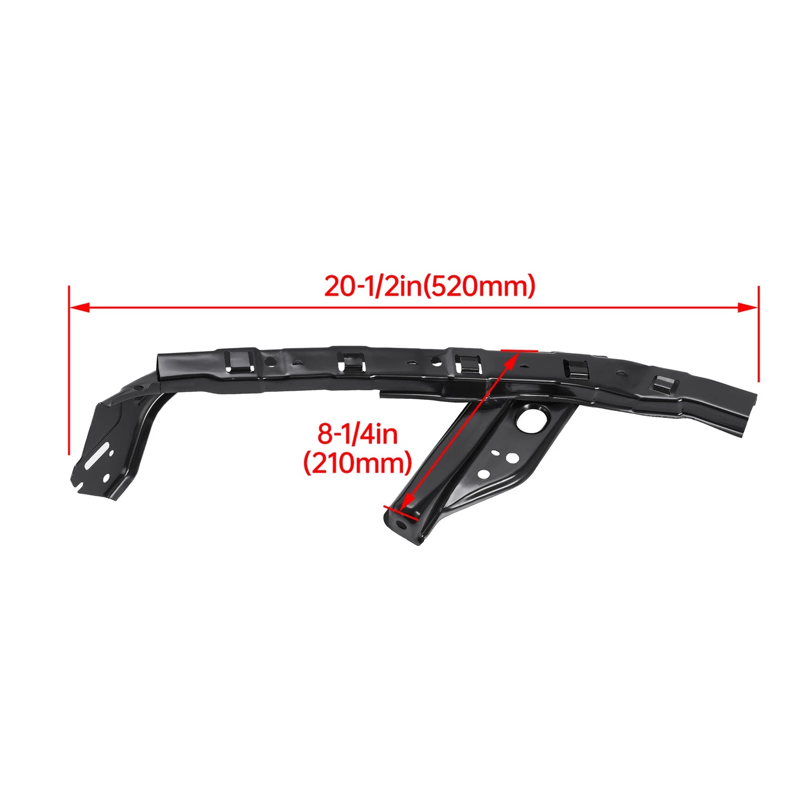 Set of 2 Headlight Bumper Brackets for Honda Civic (2012–2015)