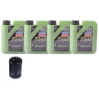 Set of 4 Liqui Moly Molygen 5W-40 Engine Oil Change Kit for A4 Quattro (2010–2016)