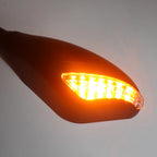 Integrated LED Turn Signals Side Mirrors for Suzuki GSXR Hayabusa