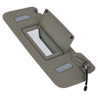 Gray Passenger Sun Visor for Chevrolet GMC Sierra (2007–2014) W/ Light 22850310