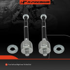 2X Front Inner Tie Rod Ends for Nissan Versa (2007-2014) Cube (2009-2014)