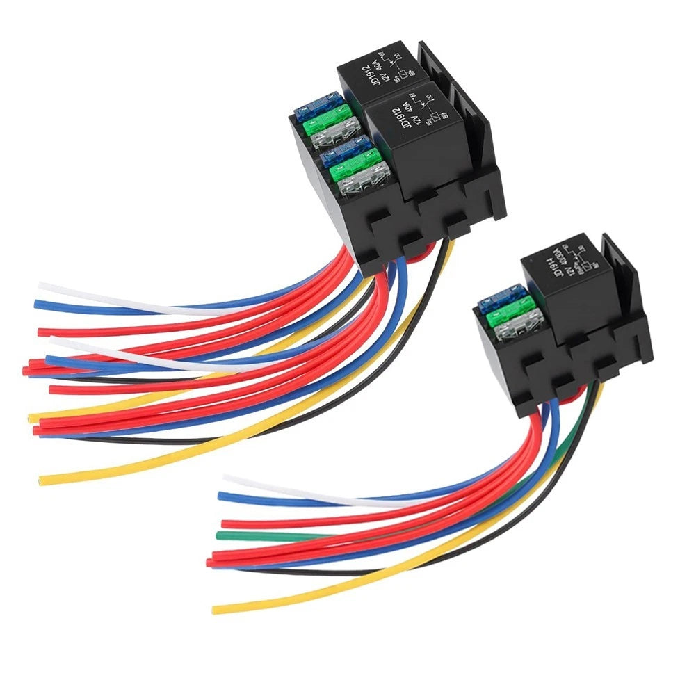 3 Way 5 Pin SPDT Relay Fuse 12 Volt 40 Amp for Off Road Marine