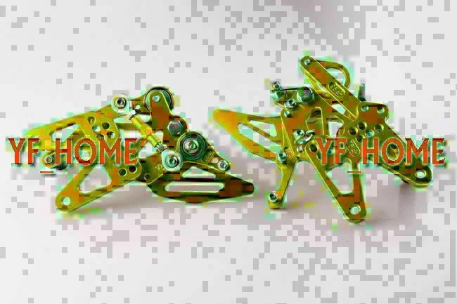 Rearset Foot Pegs for BMW S1000RR (2010-2012) - Gold