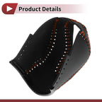 1Pc Gear Shift Knob Cover for Volkswagen Taos (2022–2023) Black Brown