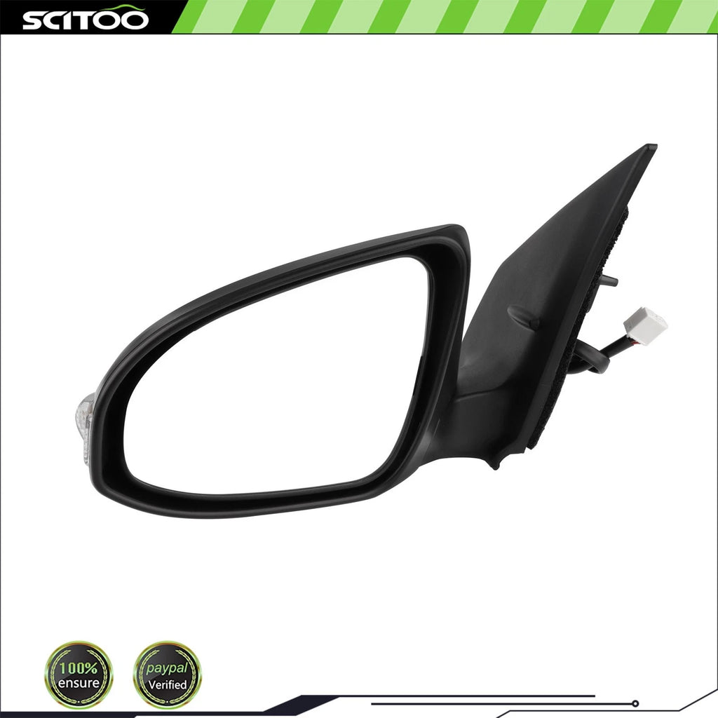 Power Heated Turn Signal Mirror Left Side LH Black for Toyota Corolla (2014)