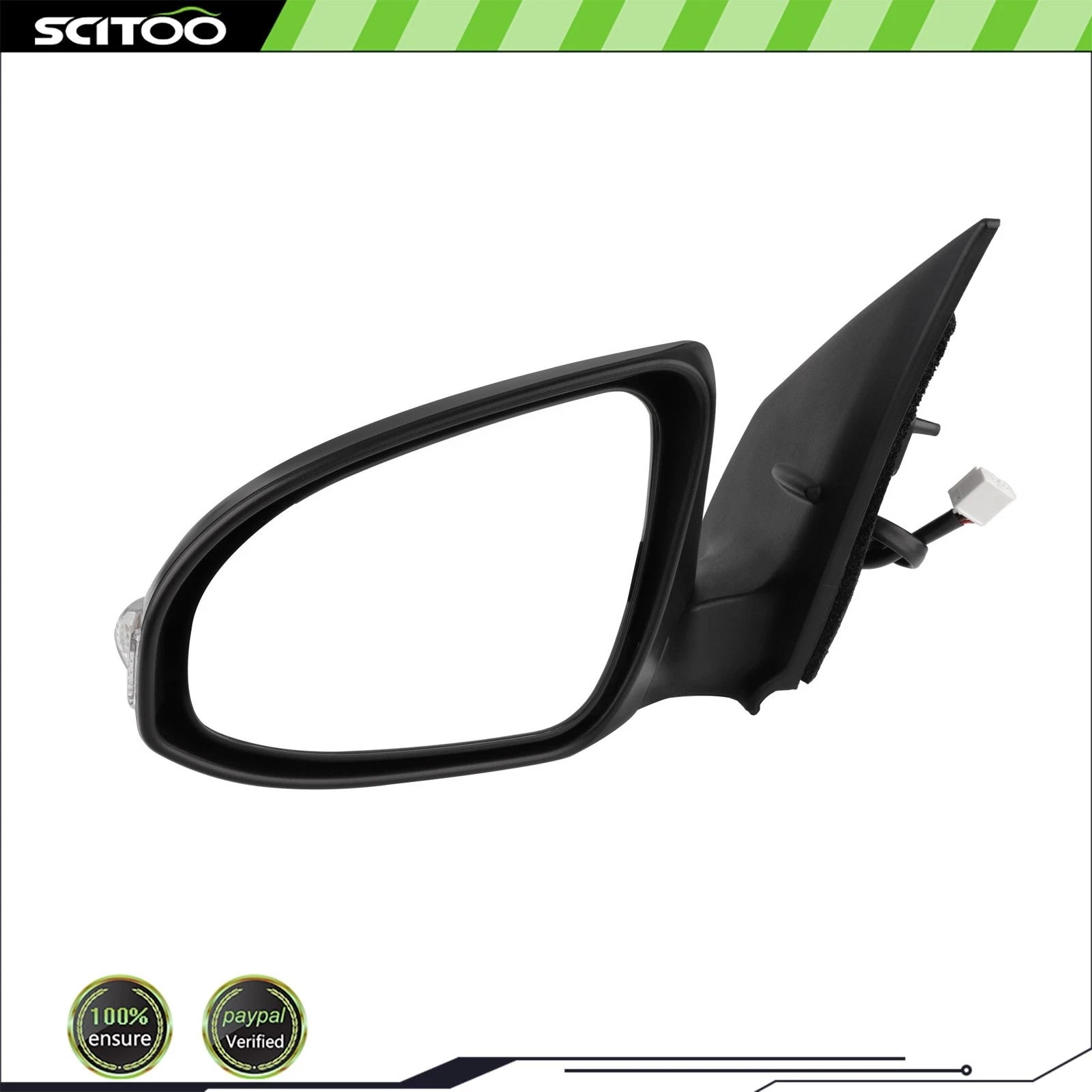 Power Heated Turn Signal Mirror Left Side LH Black for Toyota Corolla (2014)