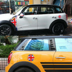 Union Jack Flag Auto Gas Tank Cap Decor Sticker for Mini Cooper (2002-2019)