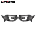 Set of 2 Front Bumper Fog Light Bezel Cover Trim for Ford Explorer (2016–2017)