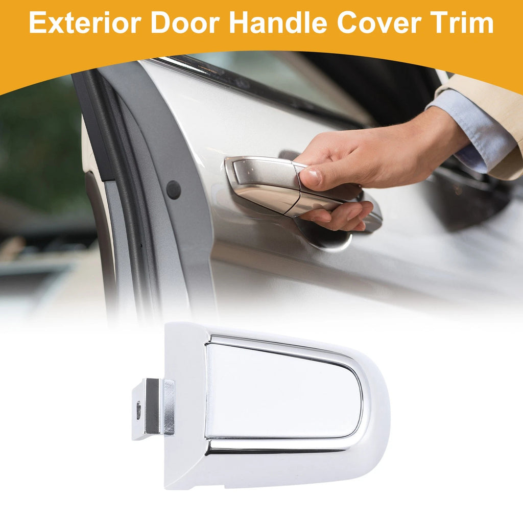 Exterior Door Handle Cover Trim for Chevrolet Malibu (2016–2018) White ABS