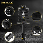 2X Front Complete Strut Shock Spring for Dodge Grand Caravan (2001–2007)
