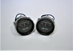 2X 2.35" Black Analog Marine Boat Engine Trim Gauges for Medallion 6-82