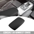 Center Console Armrest Cover for Audi A6L C6 (2005–2011) Faux Leather Black