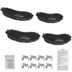 Set of 4 Rear Ceramic Brake Pads for Ford F-350 Super Duty (2013–2022)