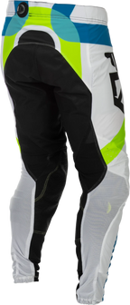 Fly Racing Lite LE Offroad Pants for Men US 32 (White Lime Blue)
