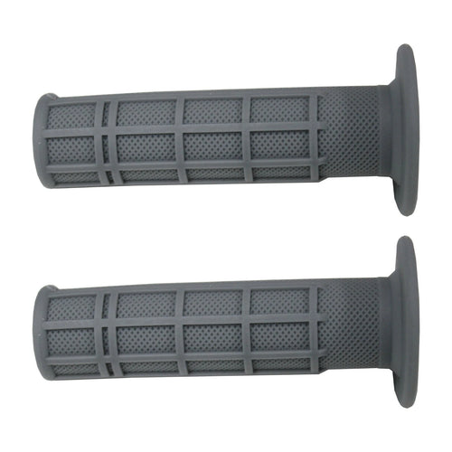 1 Pair 22mm Grey Rubber Hand Grip for ATV Quad Bikes (Universal Fit)