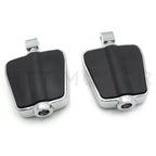 Chrome Rubber Footpegs for Honda Fury VT1300, Shadow Aero, Phantom, Spirit (2009–2023)