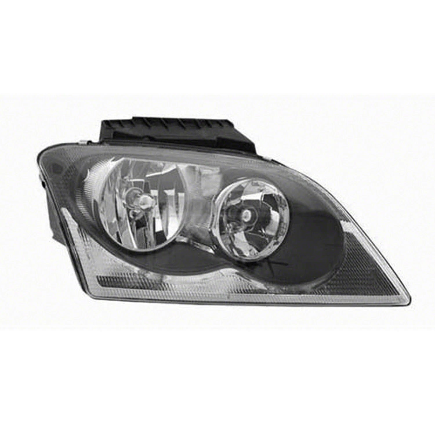 Replacement Passenger Side Halogen Head Light Assembly w/o Projector Bulb
