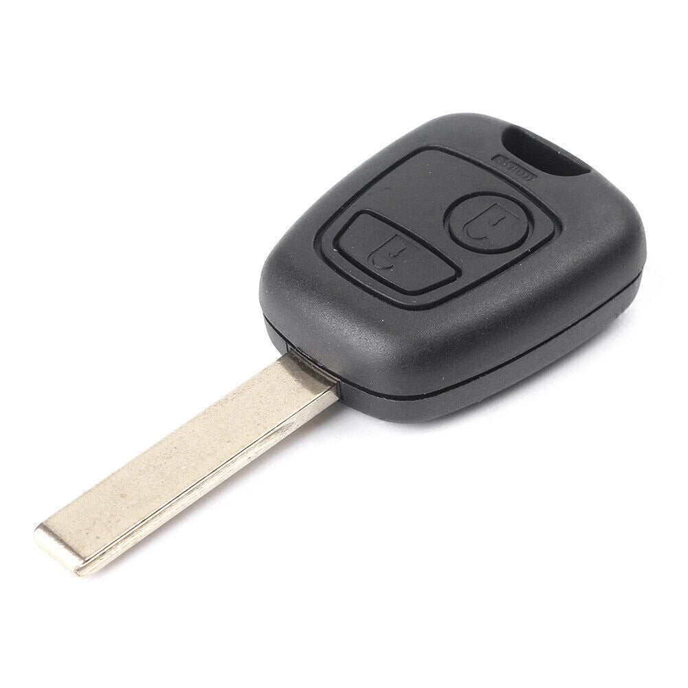 2-Button Remote Key Fob Shell Cover for Peugeot 206, 307 (2000–2010)