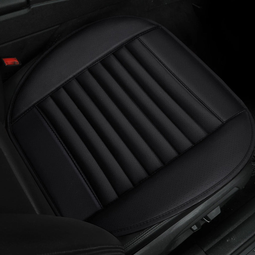 2Pcs PU Leather Front Full Surround Seat Cover for Universal Cars