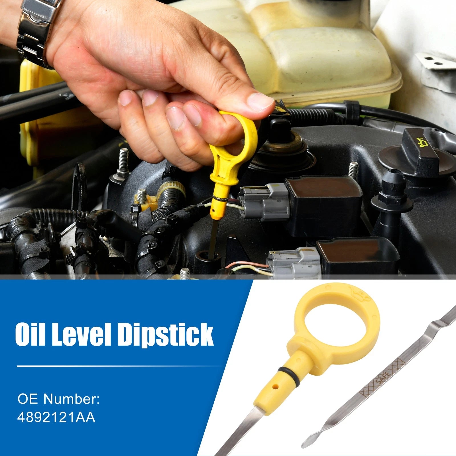 Engine Oil Level Indicator Dipstick for Chrysler Sebring (2007–2010) 4892121A