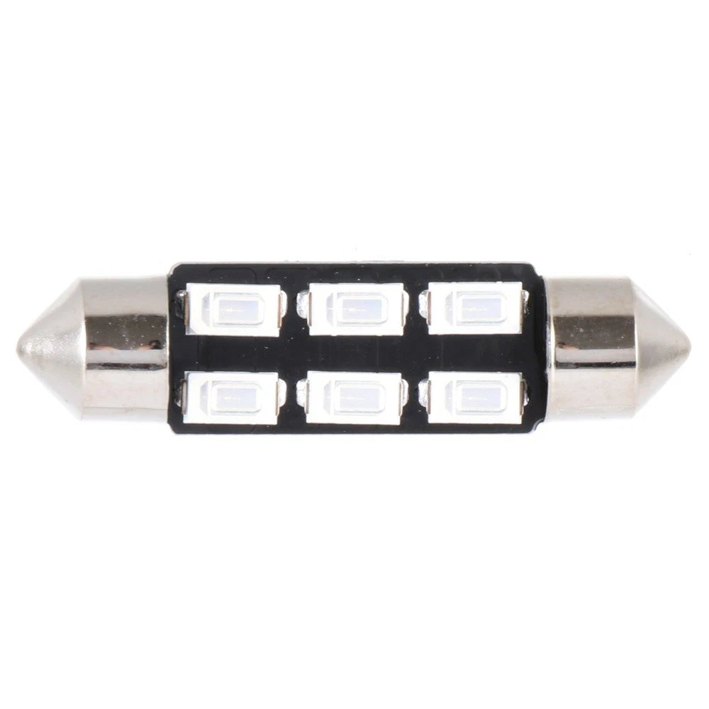 10pcs 39mm 5730-6-SMD Blue LED Festoon Bulb for Car Interior Lamp