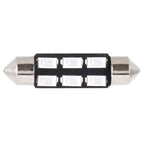 10pcs 39mm 5730-6-SMD Blue LED Festoon Bulb for Car Interior Lamp