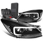 LED DRL Tube Projector Headlights for Ford Escape (2013–2016)