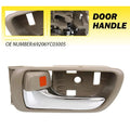 Door Handle for Toyota Camry (2002–2006) Chrome Beige Left Inner
