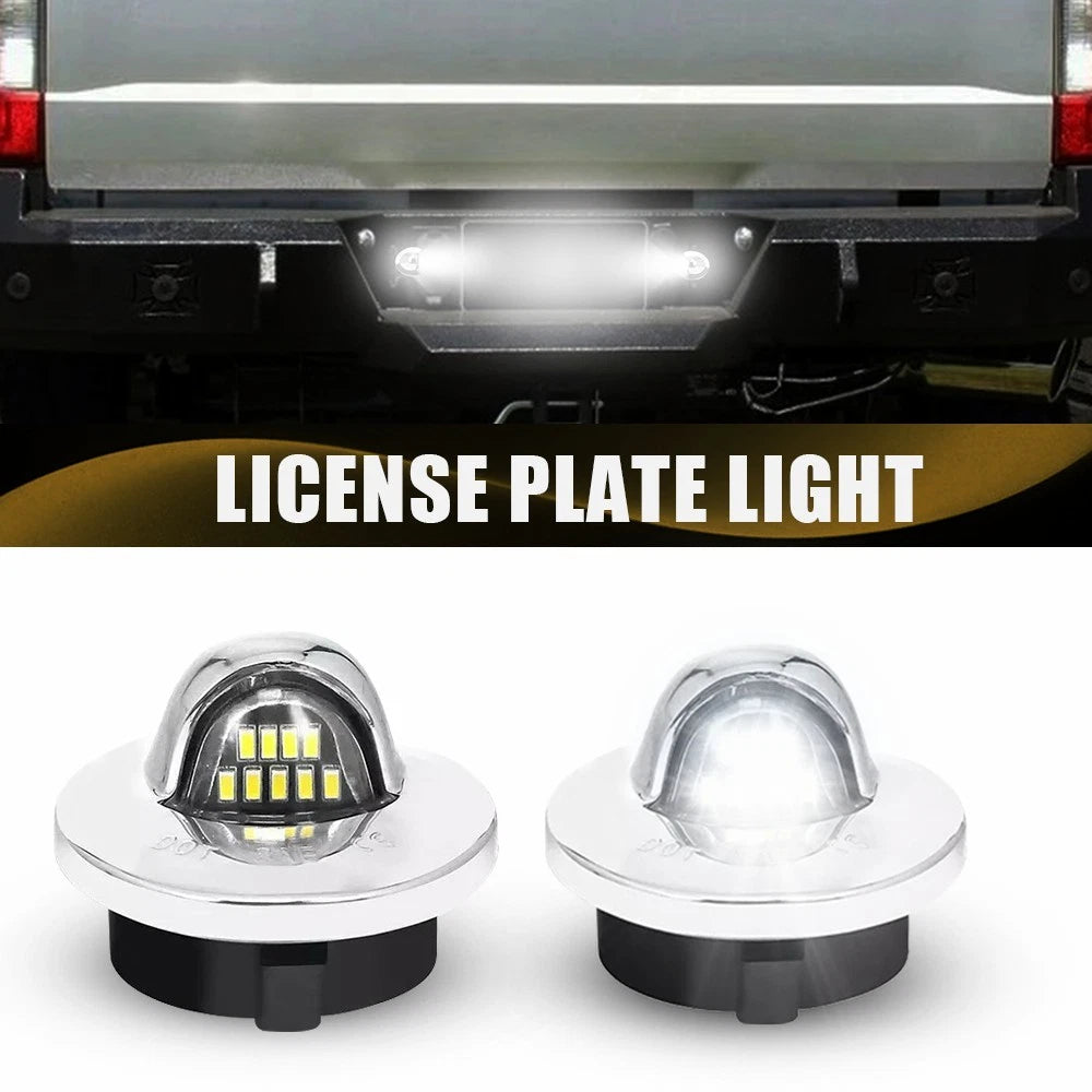 White License Plate Light for Ford F-250 F-350 F-450 F-550 Super Duty (1999–2016)