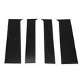Set of 4 Door Pillar Window Trim for Chevy Colorado (2015–2020) Black
