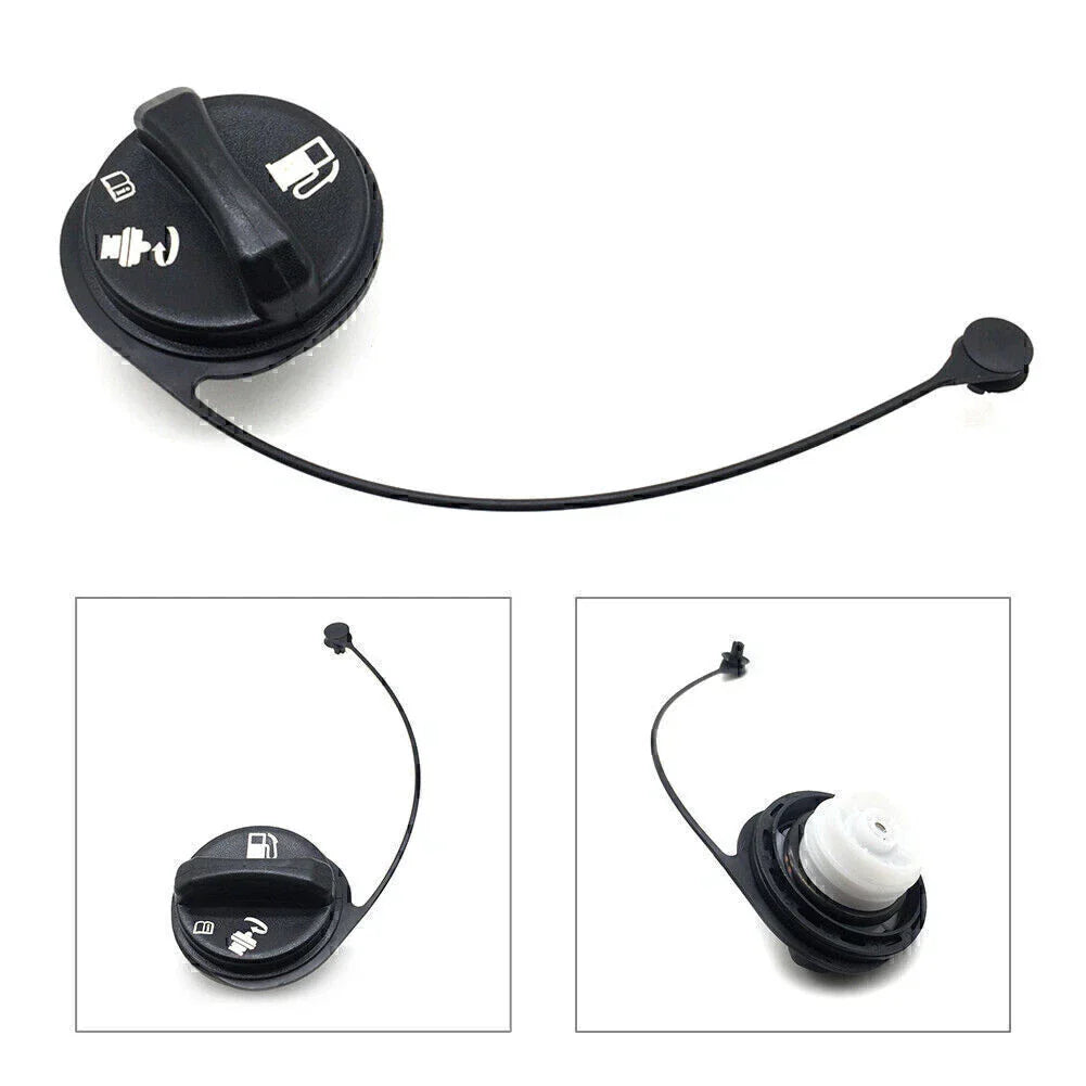 Black ABS Fuel Tank Gas Cap for GM Truck SUV (1996-2004)