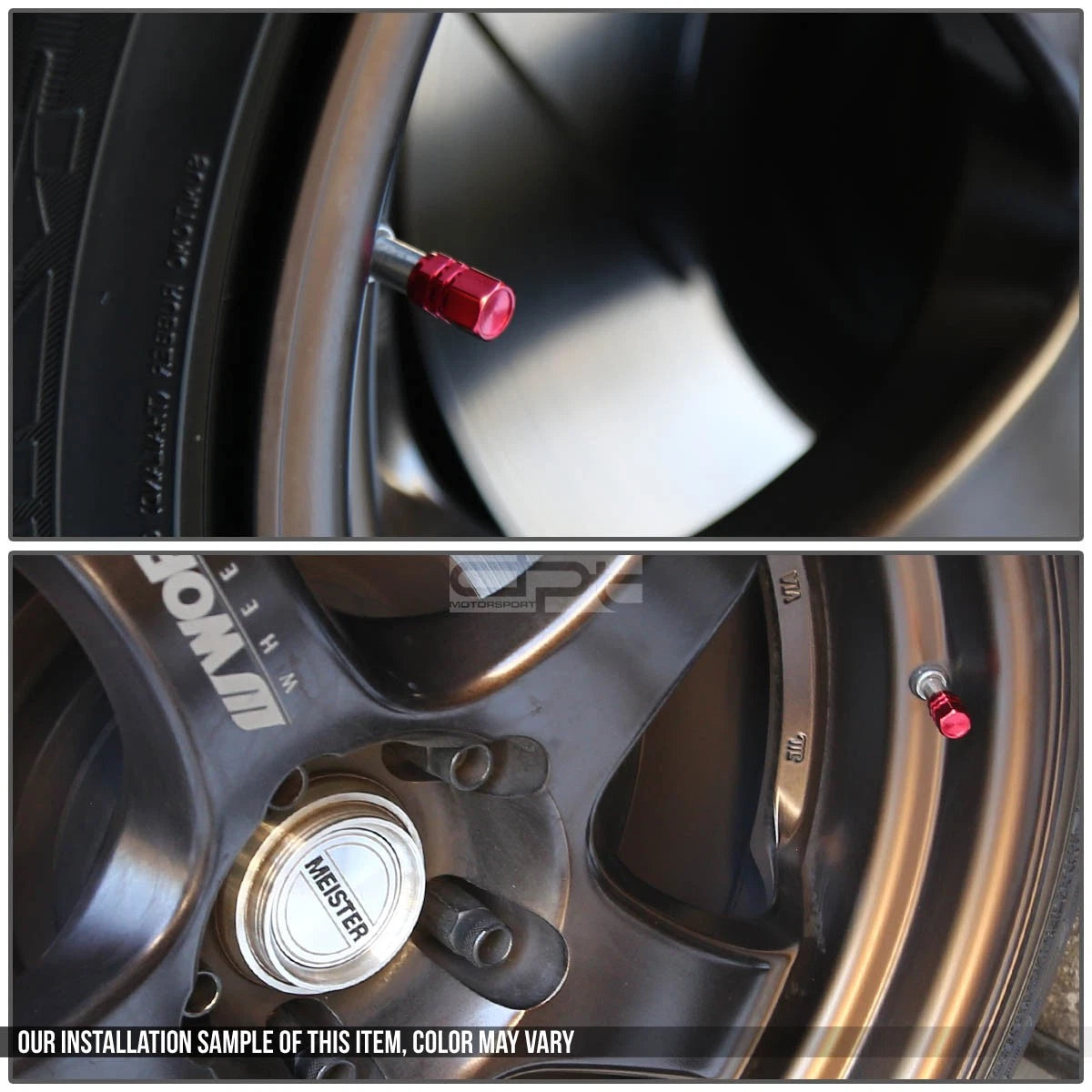 Set of 4 Aluminum Tire Rim Valve Air Port Dust Cover Caps RT059 for Universal