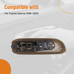 Front Left Plastic Interior Handle for Toyota Sienna (1998–2003) Beige 80533