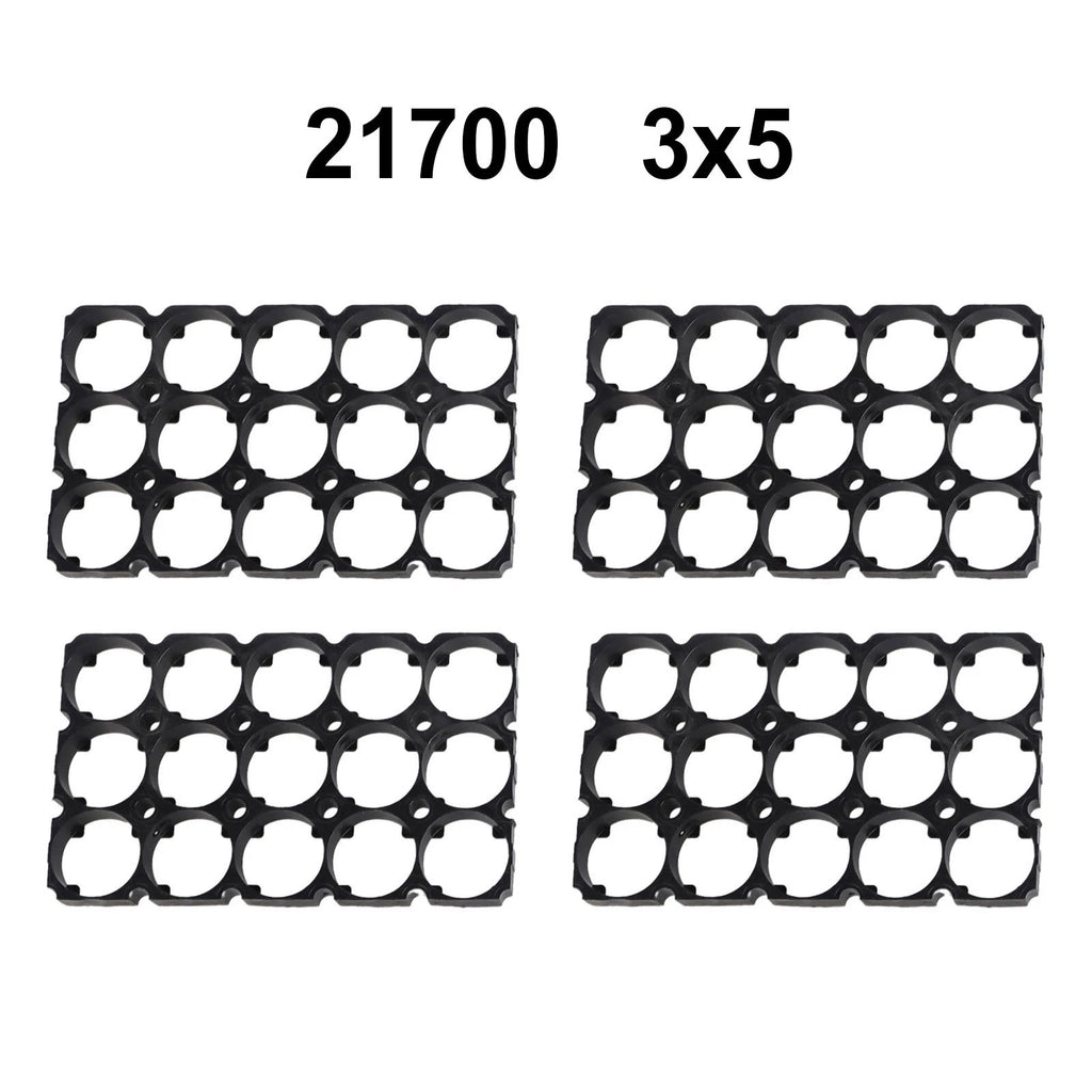 Set of 4 Battery Plastic Brackets for 21700 Battery Stand