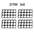 Set of 4 Battery Plastic Brackets for 21700 Battery Stand