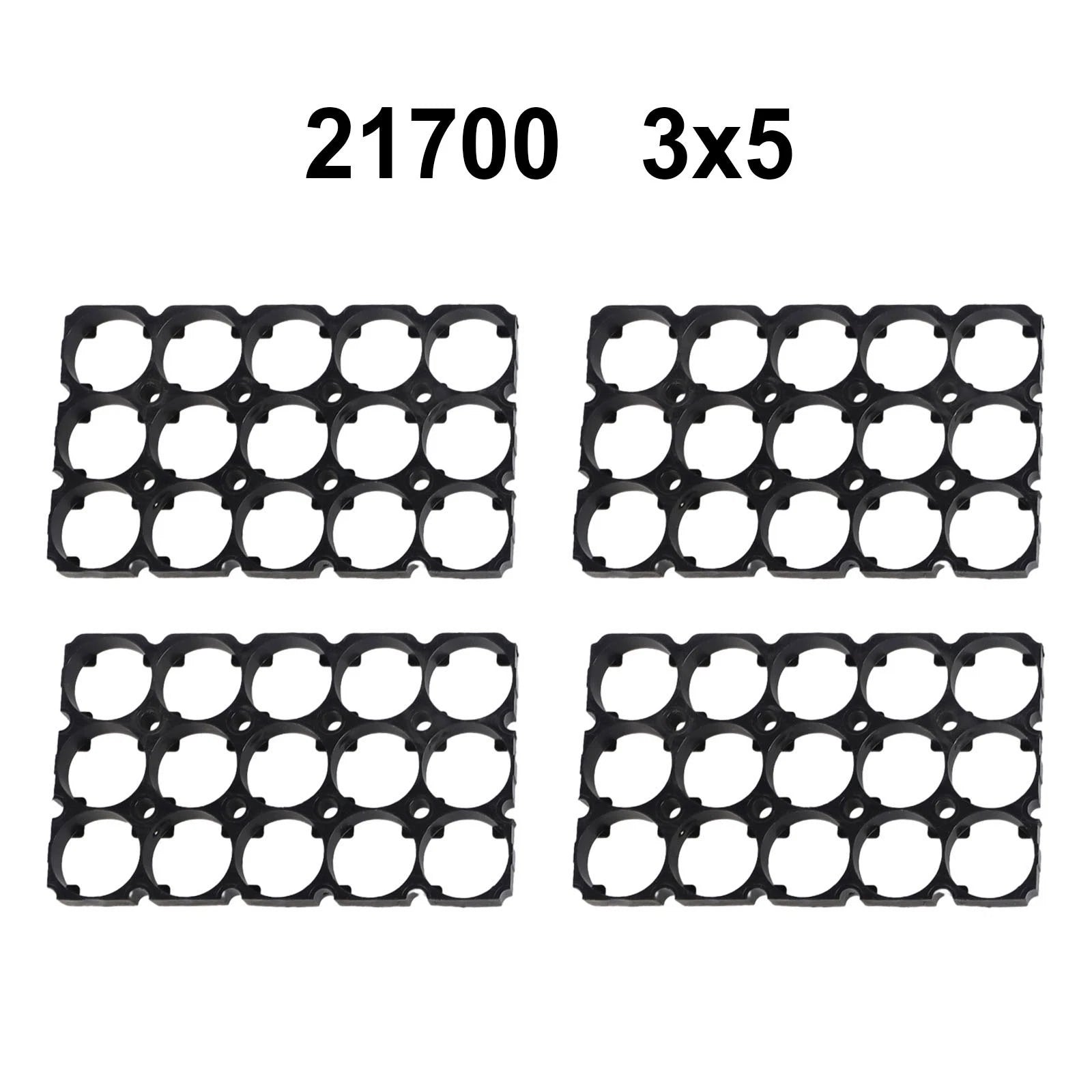 Set of 4 Battery Plastic Brackets for 21700 Battery Stand