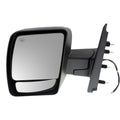 Driver Side Mirror for Nissan NV1500 (2012–2021) with Blind Spot Textured Black