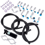 Universal 134a Air Conditioning Hose Kit with R-Ring, Fittings & Drier