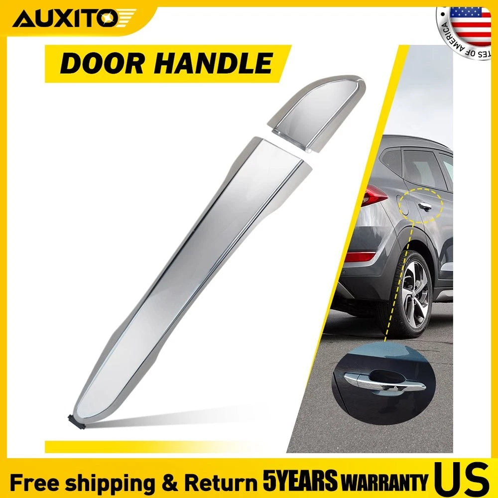 Chrome Rear Right Passenger Side Exterior Door Handle for Hyundai Tucson (2016–2021)