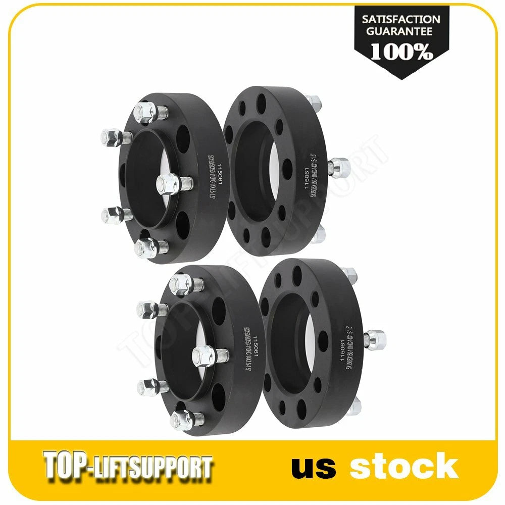 Set of 4 Wheel Spacers 1.5" 5x150 Hub Centric for Toyota Tundra Sequoia