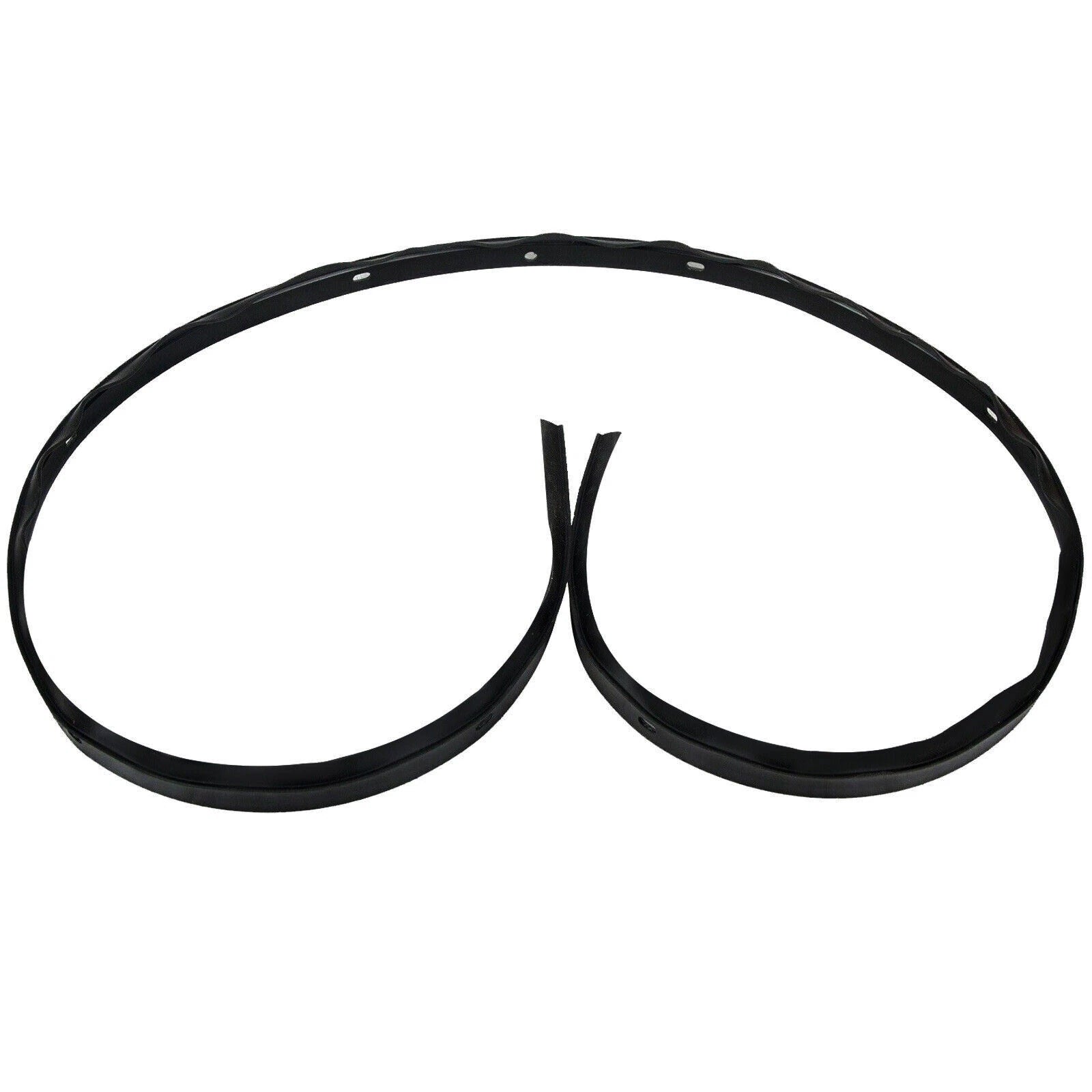 Front Hood Bumper Weatherstrip Seal & Rivets for Dodge Challenger (2008–2022)