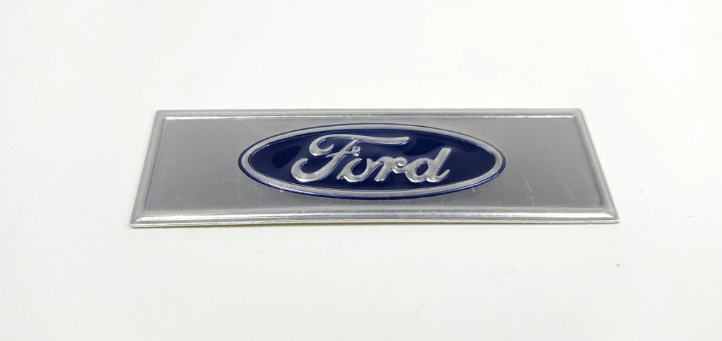 Sill Scuff Plate Blue Metal Decal Emblem Replacement for Ford Bronco (1966–1977)