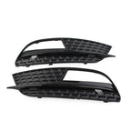 2X Front Bumper Fog Light Grille Cover for Audi A5 (2012–2016)