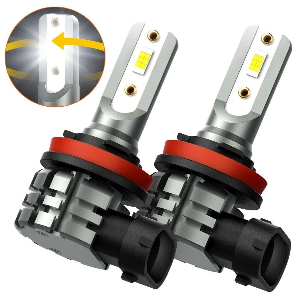 H8 LED Bulbs for AUXITO Headlight High/Low Beam Fog Light (Error Free)