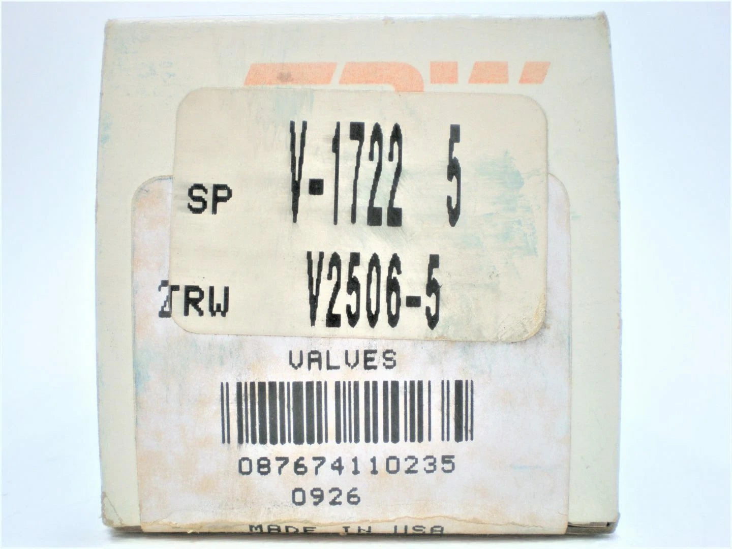 Set of 2 Intake Valves for Marine Engine (V-1722-5, V2506-5)