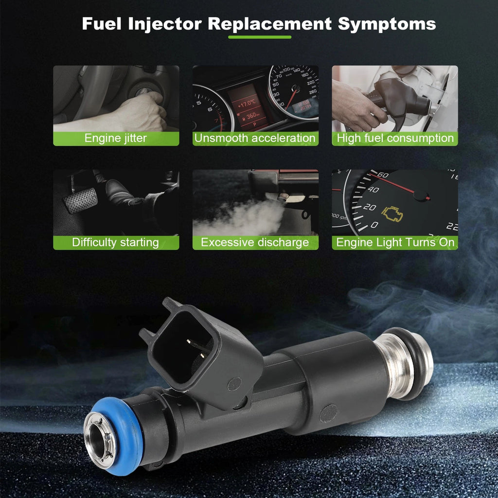 Set of 4 Fuel Injectors for Pontiac G5, Chevrolet Cobalt 2.2L (2008–2010)